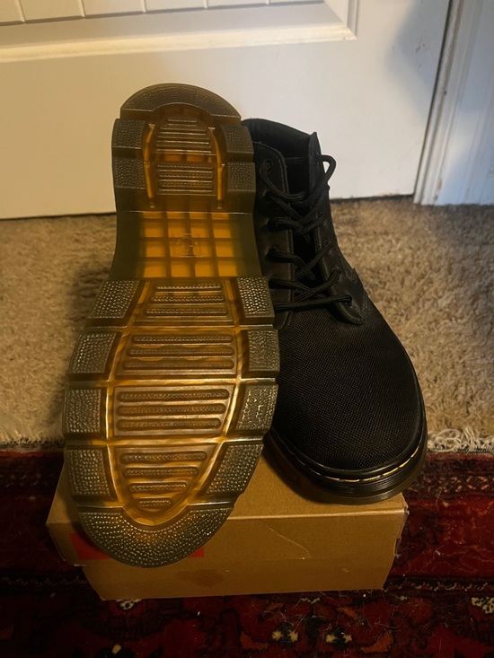 Dr. Martens Black Lace-Up Lightweight Boots